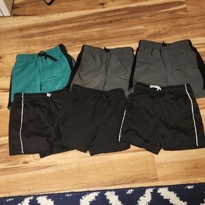 Jumping Beans Kids Shorts Set - Black, Gray, Teal